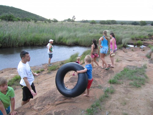 Fun down at the river