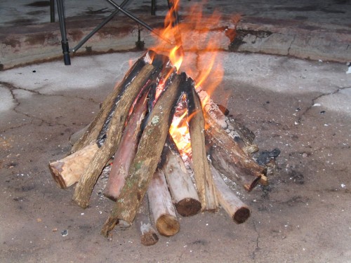 Evenings around the fire