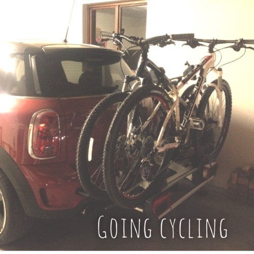 Packing the bikes the night before