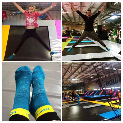 Fun at Bounce, Waterfall Estate (and yes, even i put my socks on & gave it a try!)