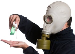 gas mask to avoid sick