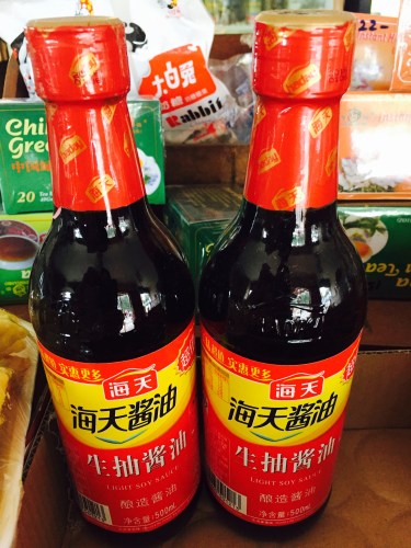 soya sauce bottles
