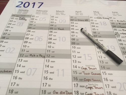 running goals, race dates